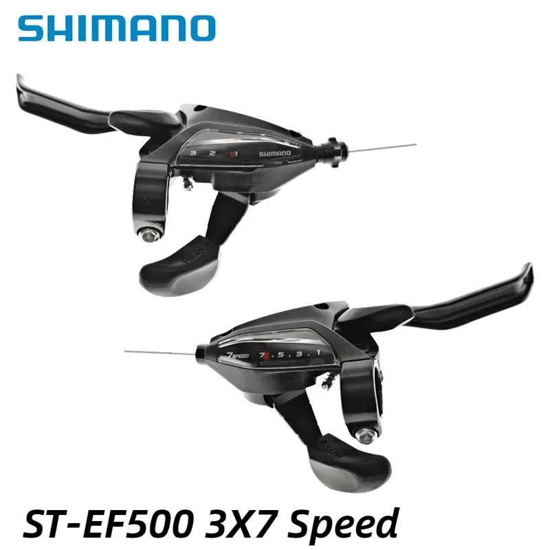 Shimano ST-EF500 Shifter 3s 7s 8s EZ FIRE PLUS Brake Lever 21speed 24speed With Window MTB Mountain Bike Cycling Part