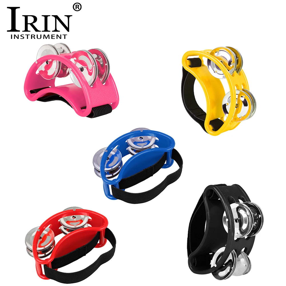 IRIN Foot Bell Cajon Box Drum Foot Tambourine Companion Jingle Orff Percussion Instrument Child Enlightenment Music Toy Gifts