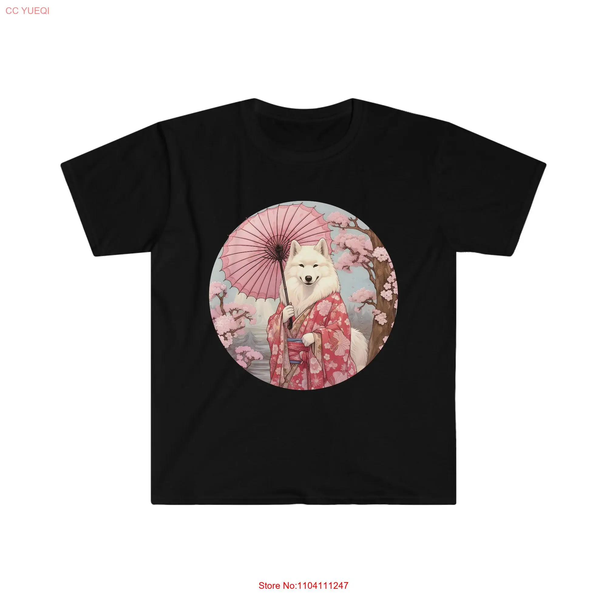 Samoyed Dog Geisha T Shirt Perfect Kimono for Lovers long or short sleeves