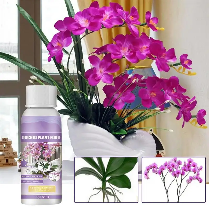 50ml Orchid Special Fertilizer Rooting Liquid Orchid Liquid Fertilizer Agent Potted Plant Food Supplement Organic Fertilizer