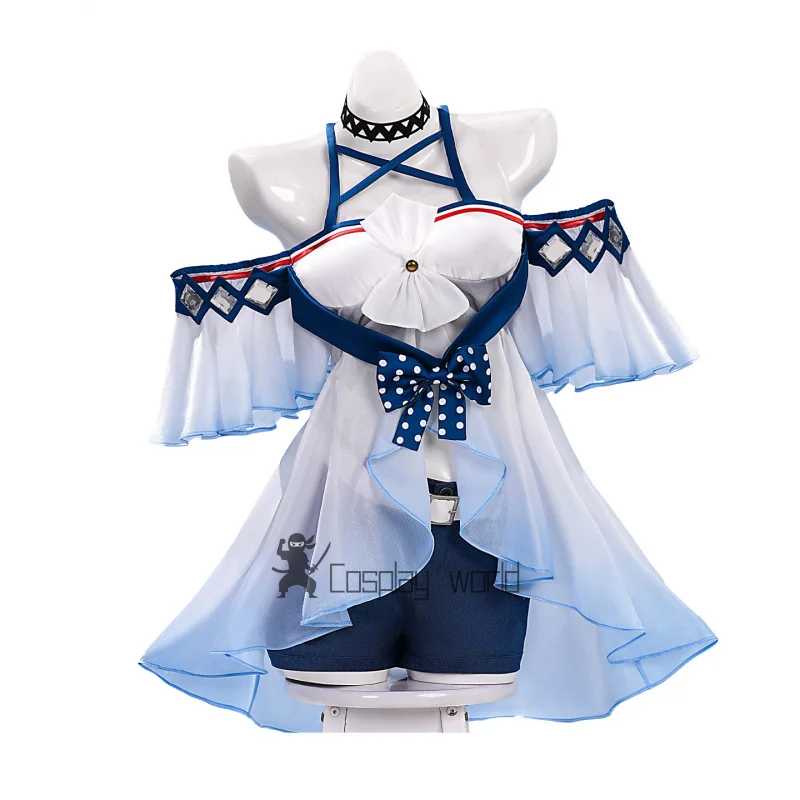 

Skadi Arknights Swimsuit Cosplay Costume Full Set Halloween Party Carnival Masquerade Game Cos Unique Special Purpose Clothing