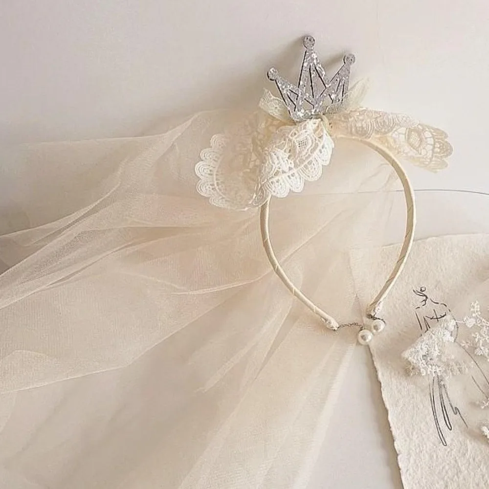 

Funny Mesh Birthday Hairband Gauze Photo Props Happy Birthday Headband Crown Korean Style Girls Hair Hoop Daliy