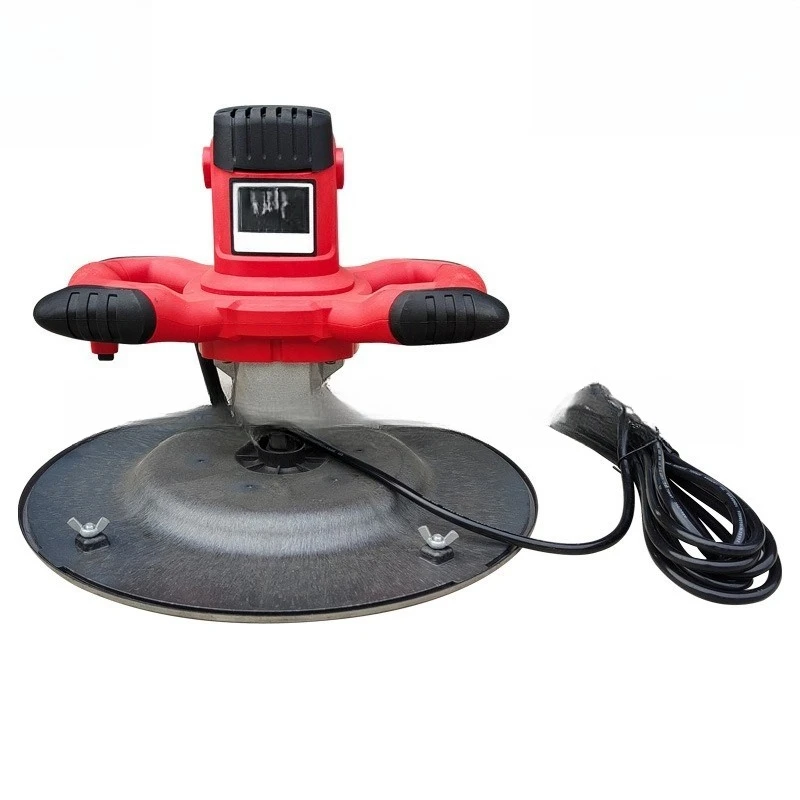 

Concrete mortar light collector, hand-held wall polisher