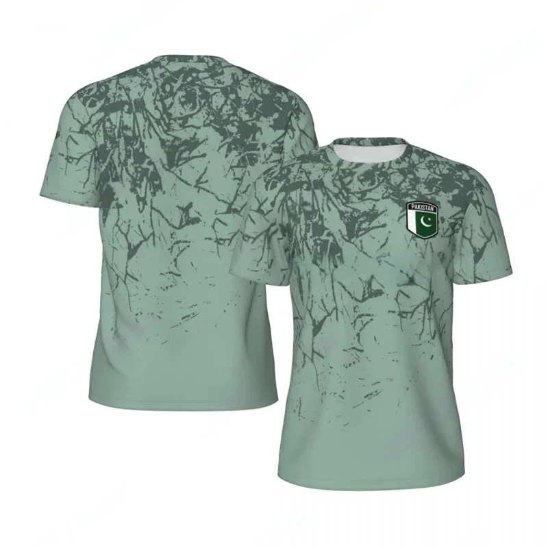 Pakistan Graphic Football Jersey Men New Fashion 3D Printed Sports T Shirt Summer Oversized Short Sleeve T shirt For Man Clothes