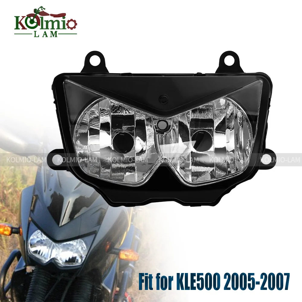 

Подходит для 2005-2007 Kawasaki KLE500, фара для мотоцикла в сборе, фара KLE 500 2006, передняя фара