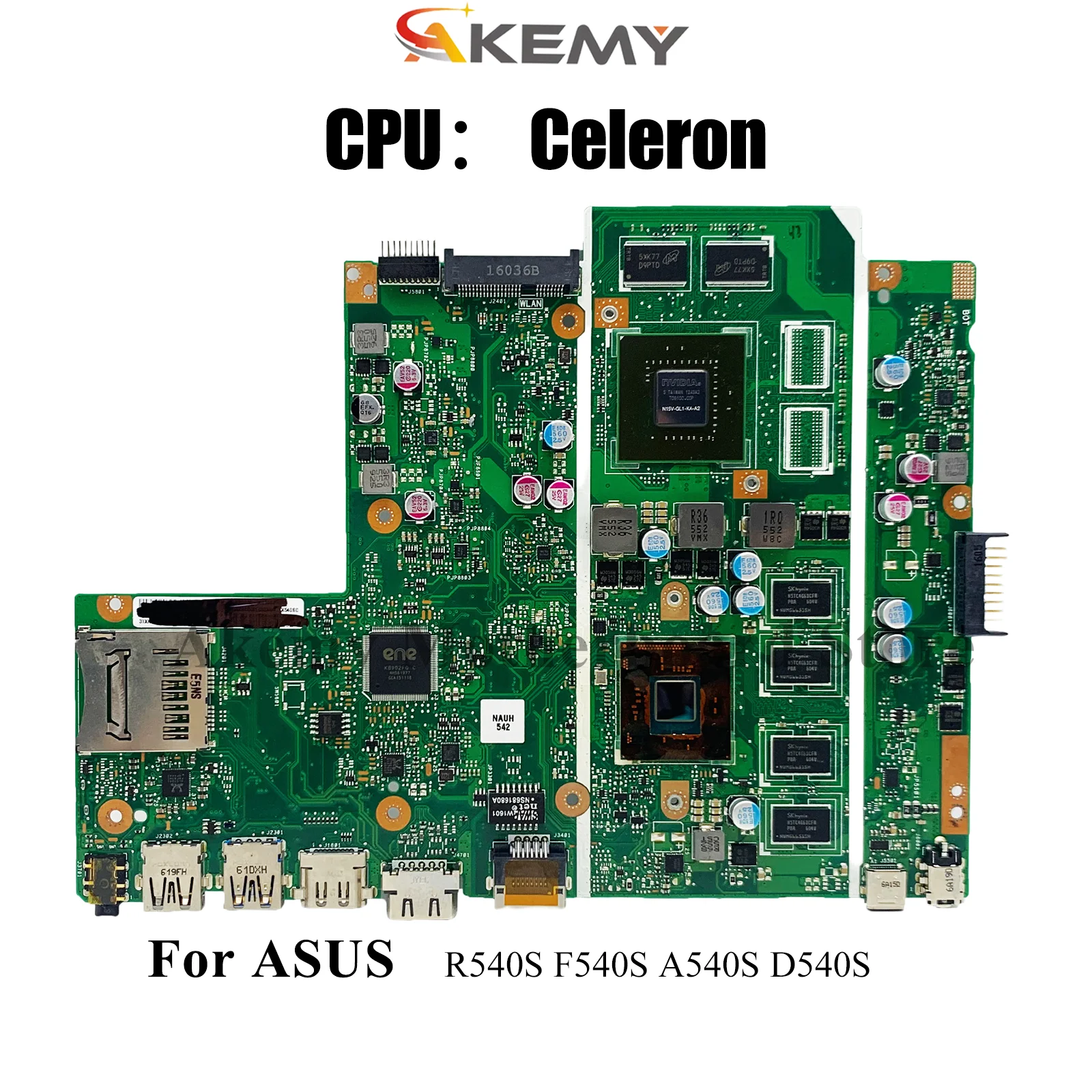

X540SC Материнская плата для ноутбука ASUS VivoBook X540SC R540S F540S D540S X540S A540S Материнская плата с процессором Celeron 100% тесты OK stk