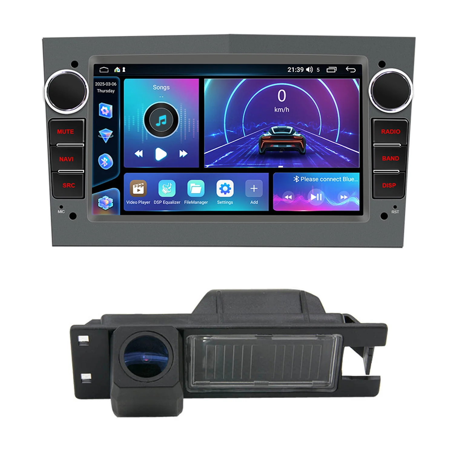 With wireless Bluetooth Carpaly GPS Android Car radio Navigation+HD camera For Opel Tigra /Combo Tour/Corsa C Kasten /Corsa D