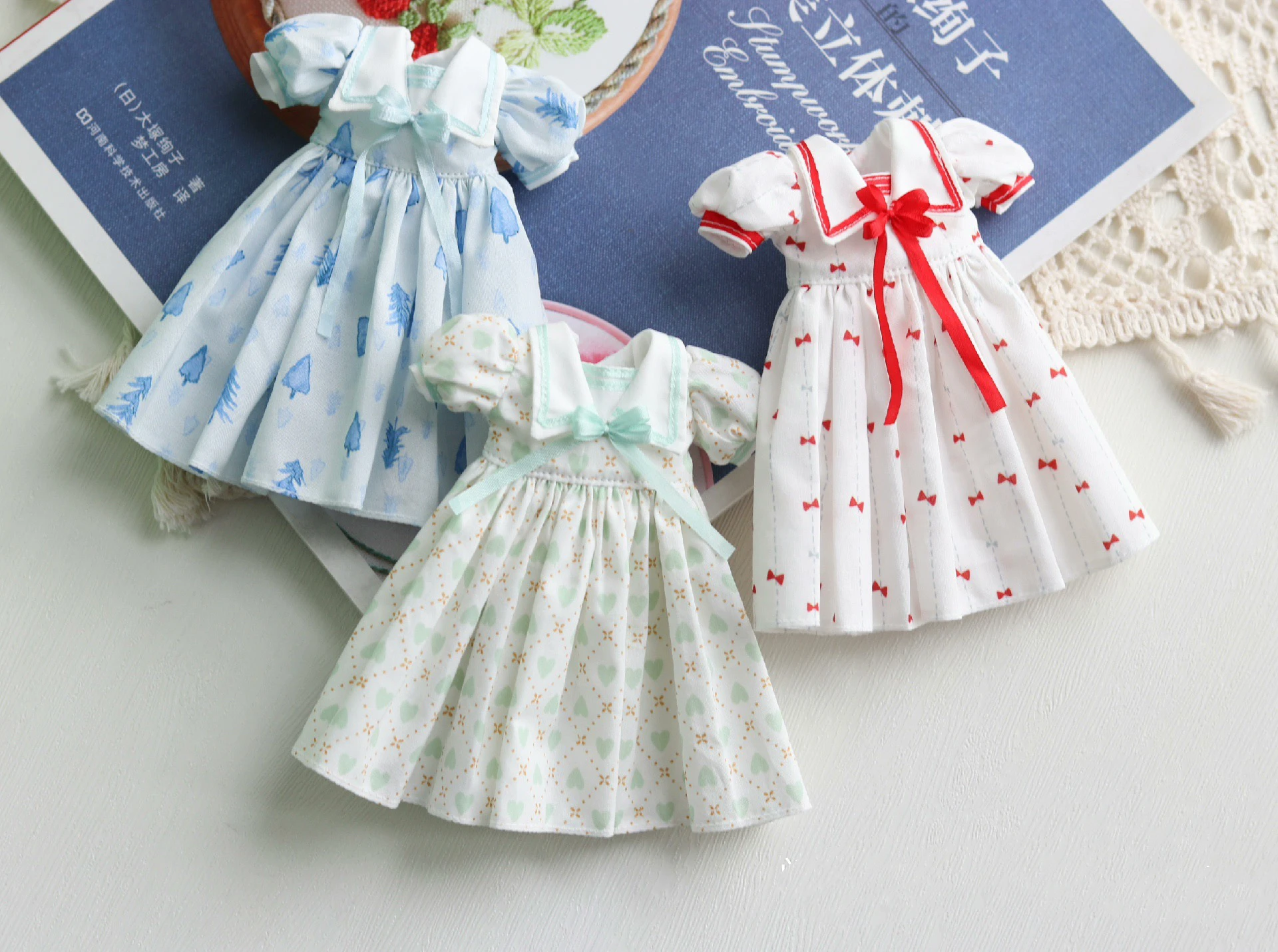 2026 Dula Doll Clothes Dress summer Blythe ob24 ob22 Azone Licca ICY JerryB 1/6 Doll Accessories - Detail 1