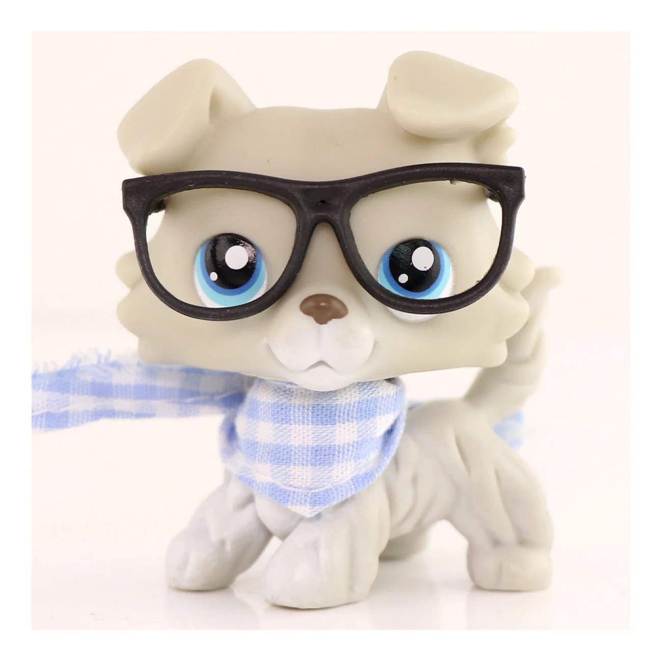 

Pet Shop Collie 363,Gray Body Blue Eyes Collie with 2pcs Accessories