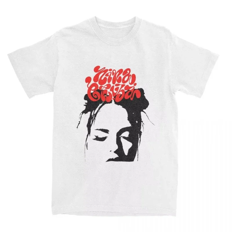 

Повседневная футболка Nina Chuba Tour 2024, футболка с музыкальной певцом для мужчин и женщин, хлопковая футболка, одежда больших размеров