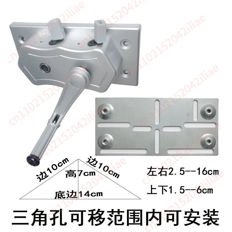 No punching hand crank accessories Labor-saving rocker drying rack Double rod balcony drying rack Lifting handle