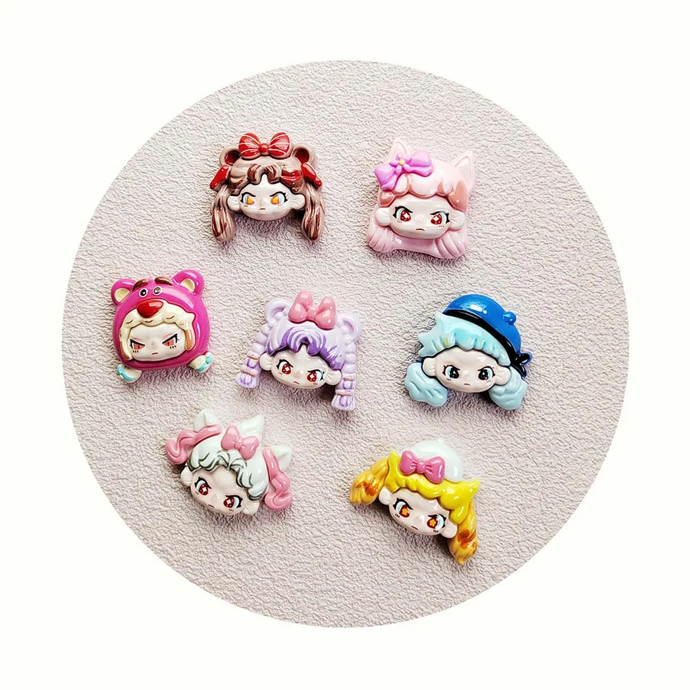 

Bulk Lovely Cartoon Princesses Flatback Resin Charms Cute Sweet Girls Slime Charms Embellishments For Scrapbooking Decor