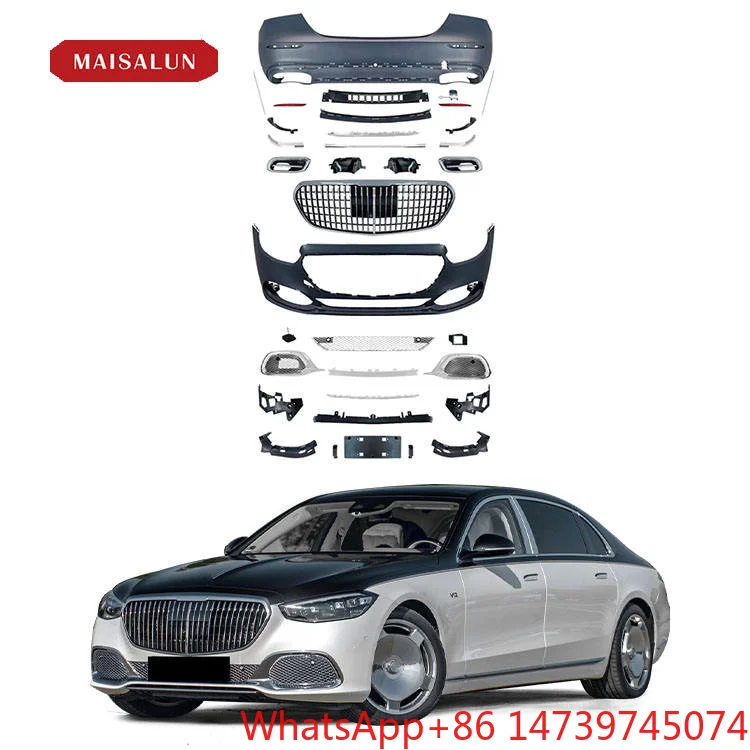 M‑Style Facelift Conversion Body Kit E‑Class W213 2021+ Front Rear Bumper Exterior Tuning PartsCar Partsold‑to‑new Upgrade
