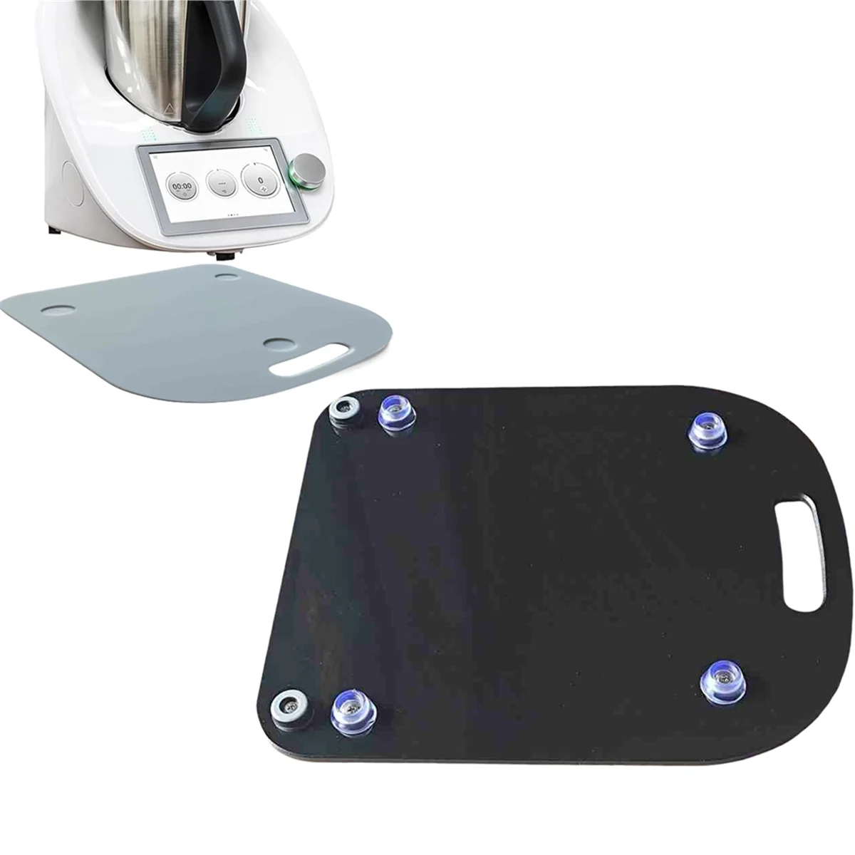 Alfombrilla deslizante para Mezclador para procesador de alimentos TM5 TM6, alfombrilla antideslizante segura, almohadilla deslizante para encimera de cocina