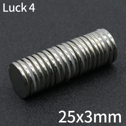 2/5/10/20/50Pcs Round Magnet 25x3 Neodymium Magnet N35 25mm x 3mm Permanent NdFeB Super Strong Powerful Magnets imans