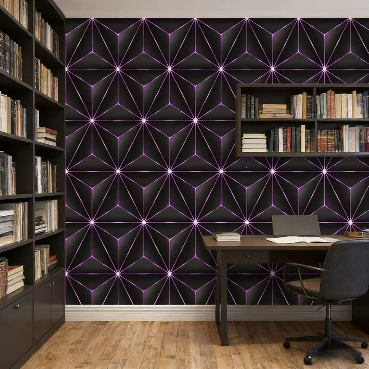 Geometric Waterproof Self-adhesive Wallpaper Furniture DIY Stickers Kitchen Living Room Bedroom Home Decoration Contact Paper