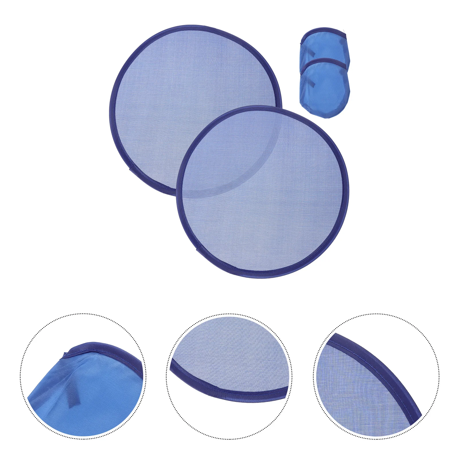 

2pcs Folding Fan Handheld Round Mini Compact Lightweight Japanese Style Dance Fan For Wedding Party Performance Decorations