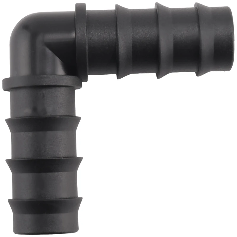 Pack Of 25, 1/2 Inch 90 Degree Elbow, Barb Crimp Pex Fitting, Plastic Pex Fittings, (1/2 Inch Elbow, 25Pcs)