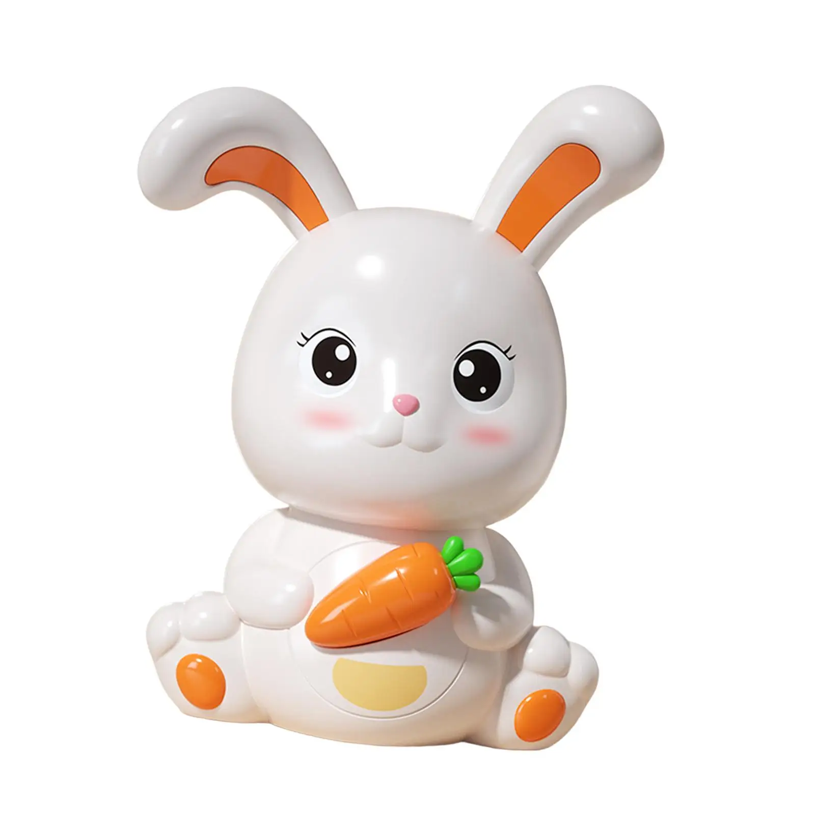 Bunny Piggy Bank Figurine Money Saving Box Animal Statue Crafts Saving Box for Shelf Home Desktop Bedroom Birthday Gifts