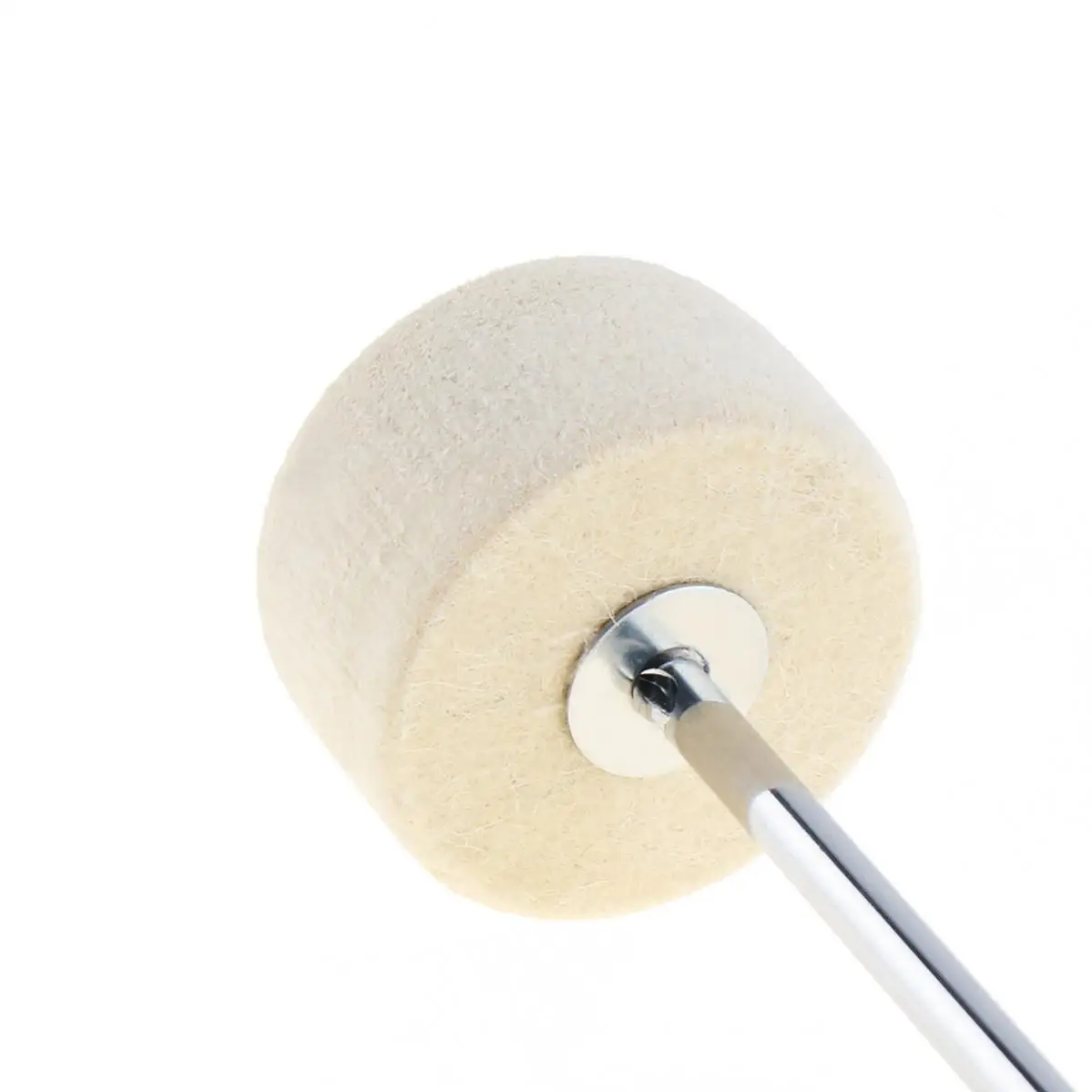 

Drum Foot Pedal Beater Accessories Stainless Steel Shaft White Felt Bass Drum Beater for Kick Drum Pedal