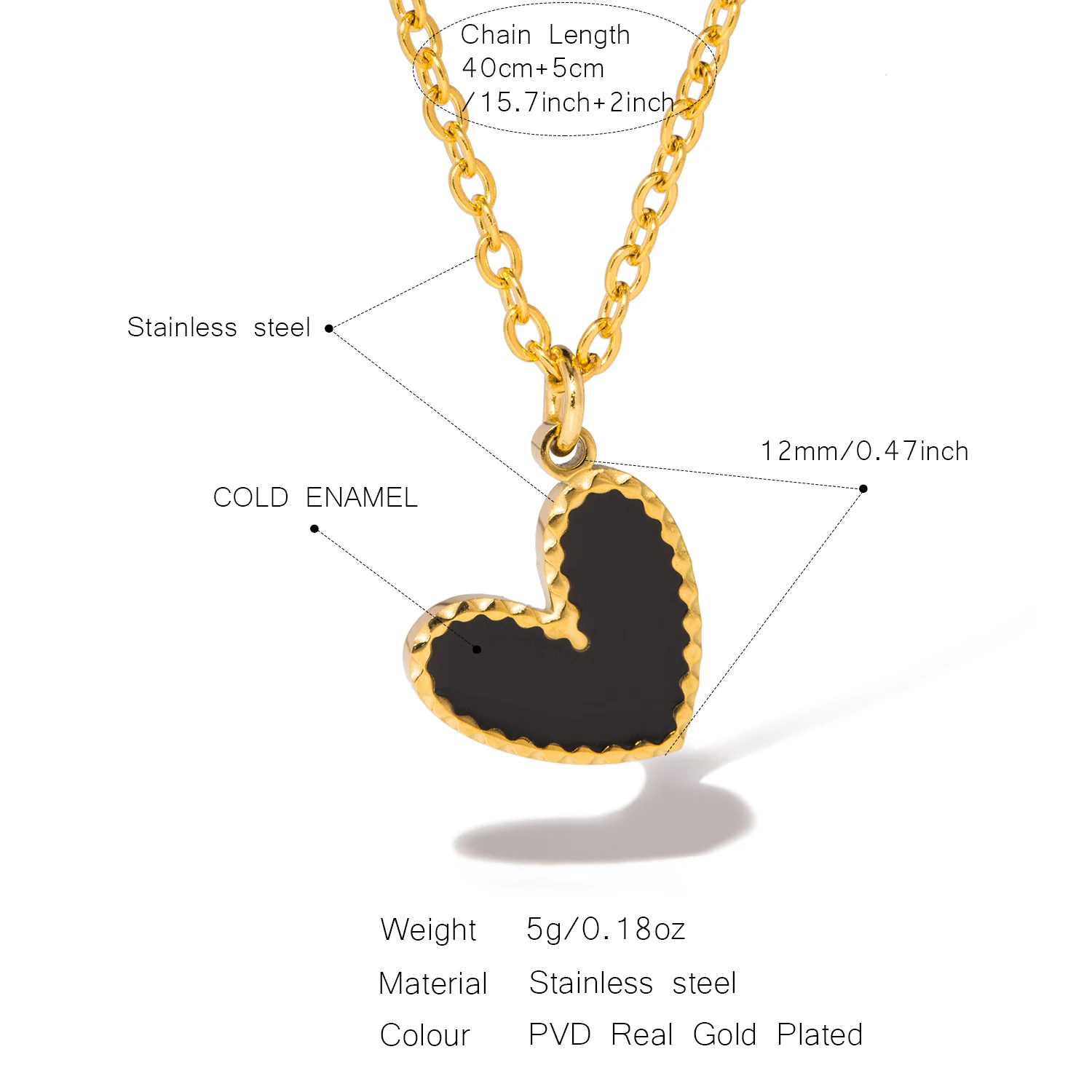 UHBINYCA Minimally Heart-shaped Pendant Necklace for Women, Featuring A Romantic Heart and High-quality Stainless Steel Jewelry