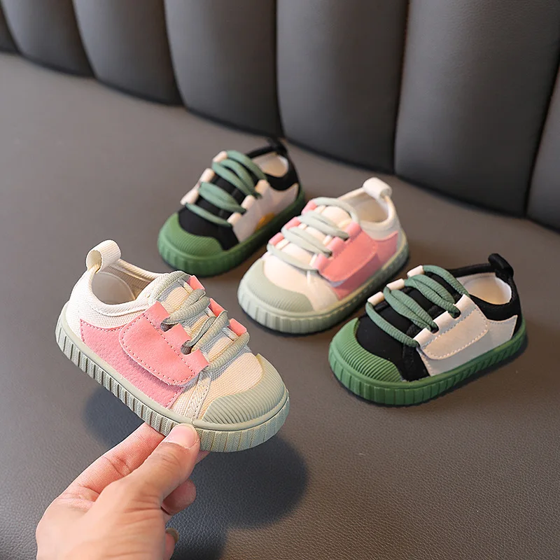 Children's Shoes Boys Girls Sneakers Soft Non-slip Comfortable Boys Girls Casual Shoes Toddler Baby Sneakers Kids Canvas Shoes