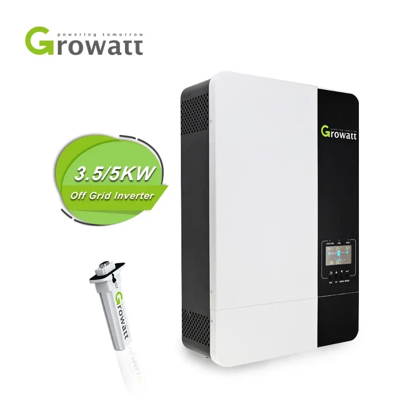 

Growatt Spf5000Es 5Kw Off Grid Solar Inverter 48V Lithium Battery Support Parallel Up To 30Kw Output