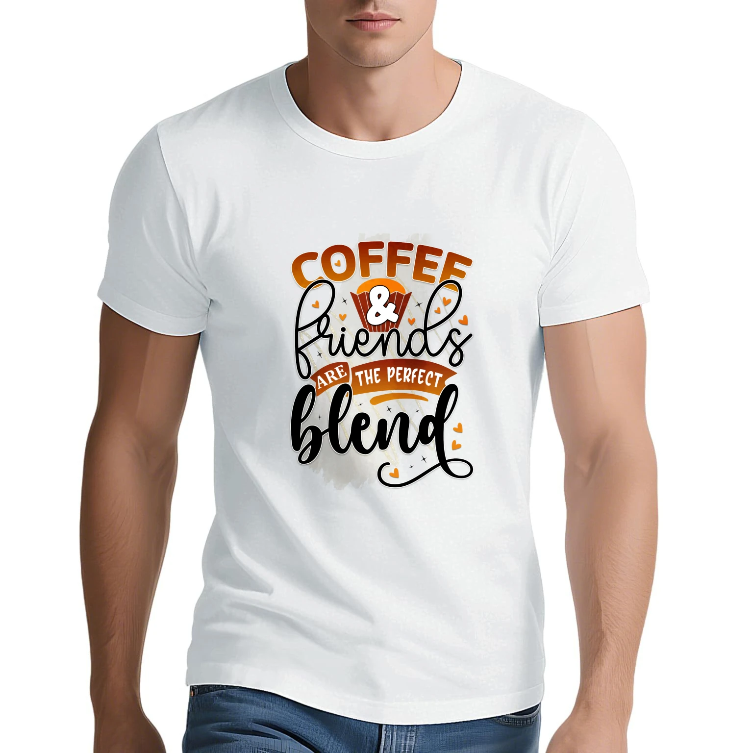 Men's t-shirts 2025 New Men's clothing Solid color 100%cotton Y2k tops Summer Solid color Basic Breathable Printed Running top