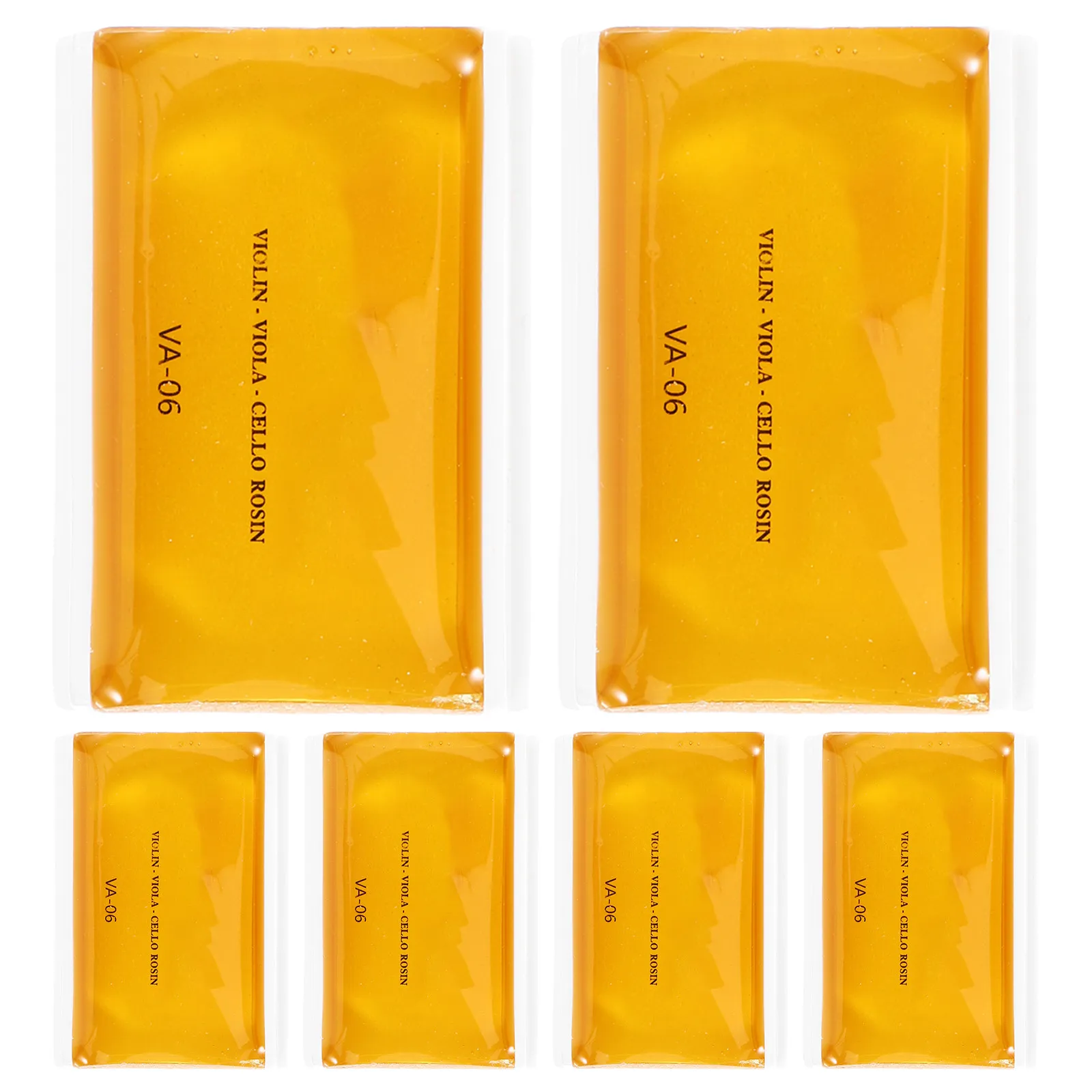 6Pcs Portable Violin Rosin Erhu Rosin String Instrument Rosins for Enhanced Bow Friction Bright Clear Tone Instrument
