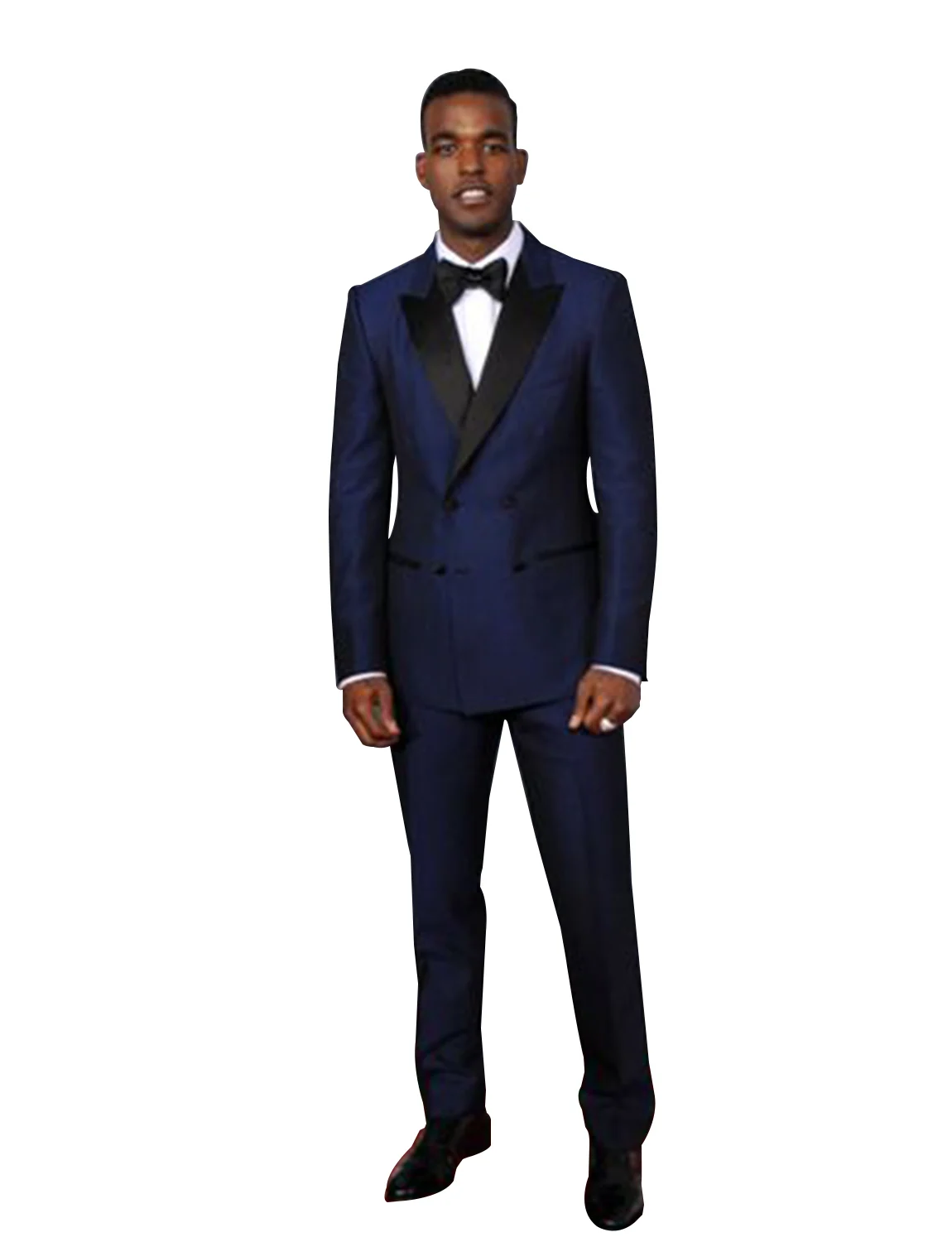 

Men's Suit Two Piece Set Double Button Slim Fit Jacket Pant Party