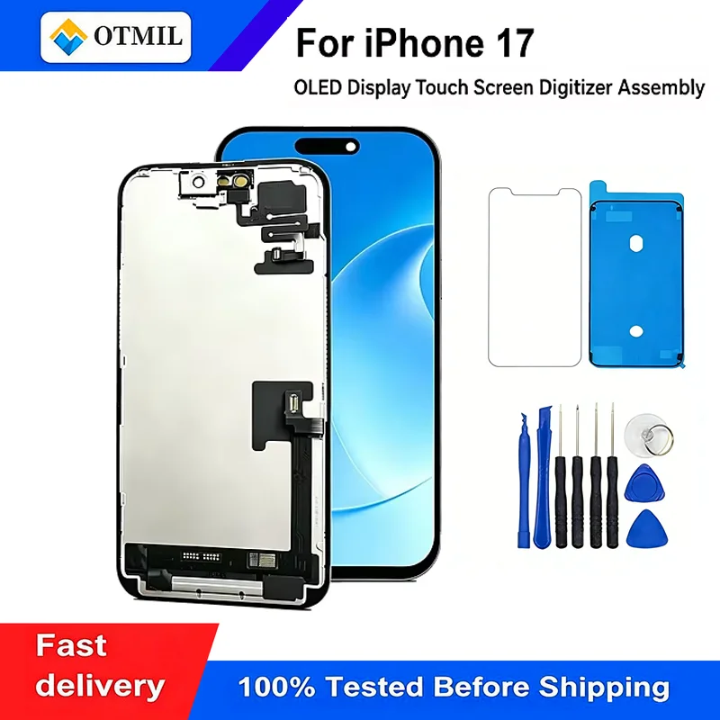 For Iphone 17 LCD Replacement Incell Oled Display Screen 3D Touch Screen High Touch Sensitivity With Repair Tools 100% Tested