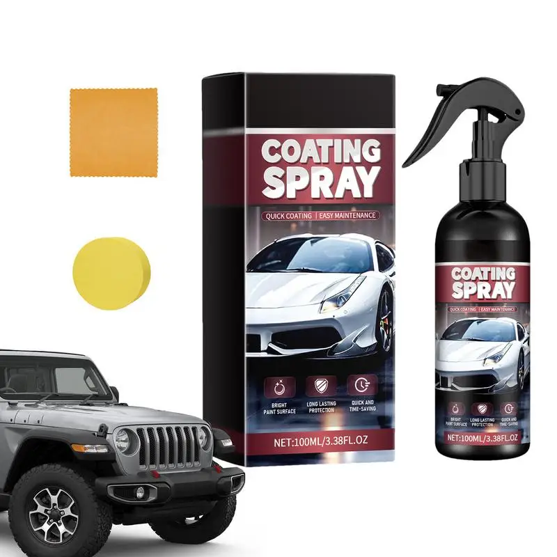 

Car Coating Cleaning Spray Nano Quick Polish Protective Coating Agent Nano Spray Coating For Car Car Spray Wax For Rearview