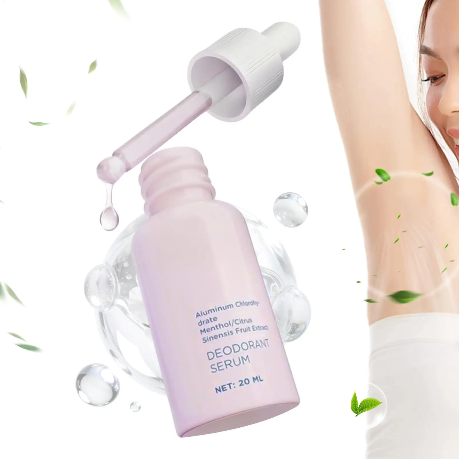 Underarm Oil 20ml Refreshing Eliminates Odor Moisturizing Body Skin Care Dark Underarms Care for Eliminates Odor Elbows Knees