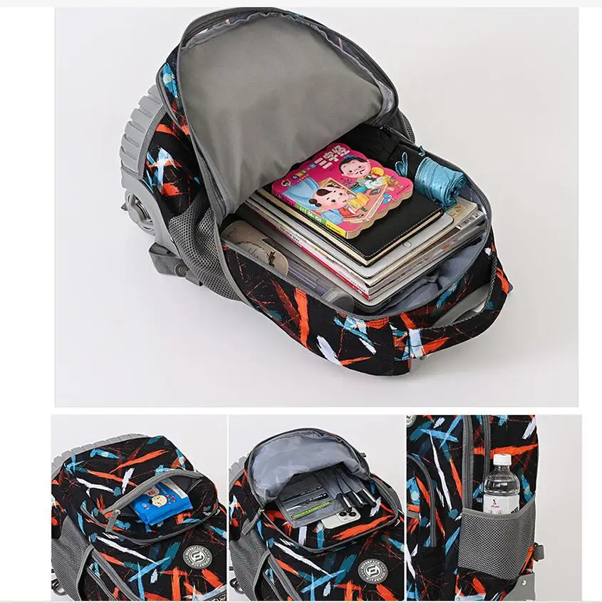 Children Travel Rolling Luggage backpack Trolley bag School rolling backpack School bag on wheels Children wheeled backpack Bag