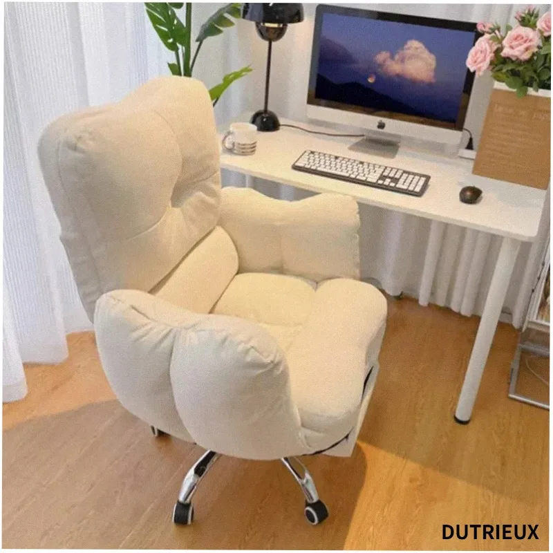 Study Swivel Office Chair Ergonomic Arm Vanity Salon Office Chair Designer Computer Nordic Sillas De Oficina Library Furniture