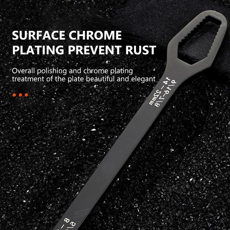 3-17mm Universal Torx Wrench Adjustable Multifunction Wrench Board Double-head Multipurpose Torx Spanner Repair Hand Tools
