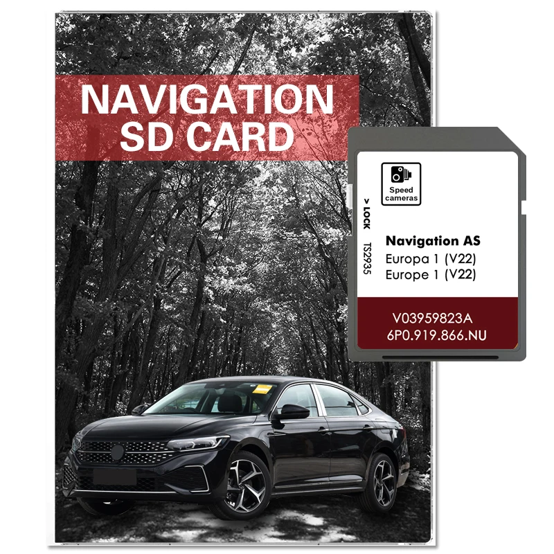 

for Seat AS V22 MIB2 GEN2 Leon Ateca Ibiza Toledo Alhambra Car SD Card UK EU Maps 2025 Version Cover Germany Spain Netherlands