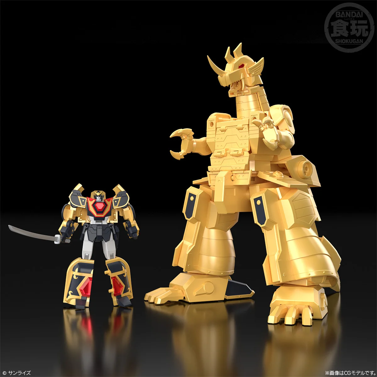 In Voorraad BANDAI SMP De Dapper Van Goud Goldran GEWELDIGE GOLDRAN Model Assemblage 16 CM ABS Anime Actiefiguren Model collectie Speelgoed