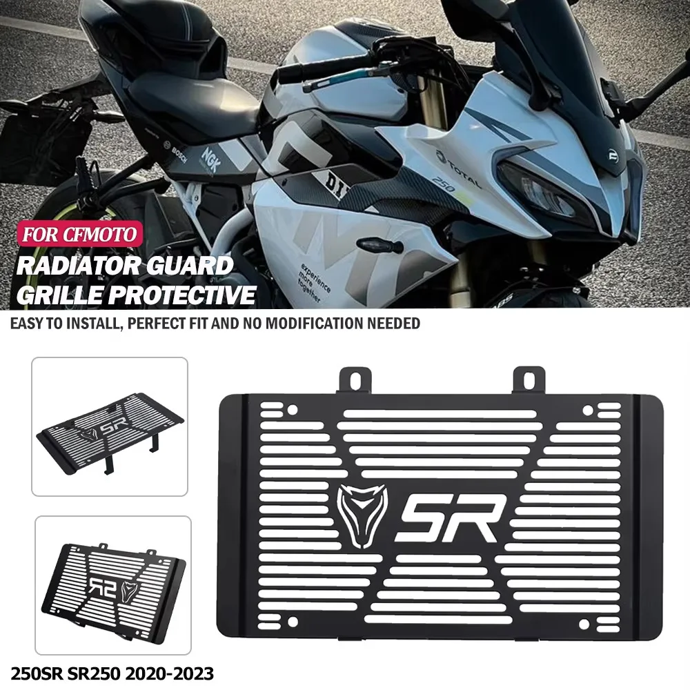 motorcycle Parts Radiator Guard For CFMOTO 250SR 250 SR 2020-2023 Radiator Grille Cover Protector Water Tank Net Accessories