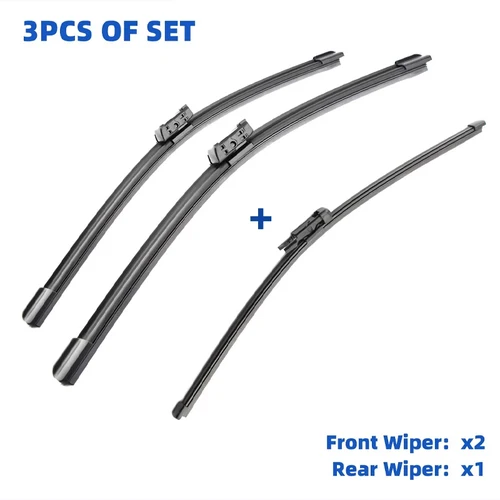 Imagen 2 del producto 3 uds para Peugeot 3008 MK1 2008-2016 30 ""+ 28"" + 12 ""escobillas de limpiaparabrisas delanteras y traseras accesorios para cortador de ventana