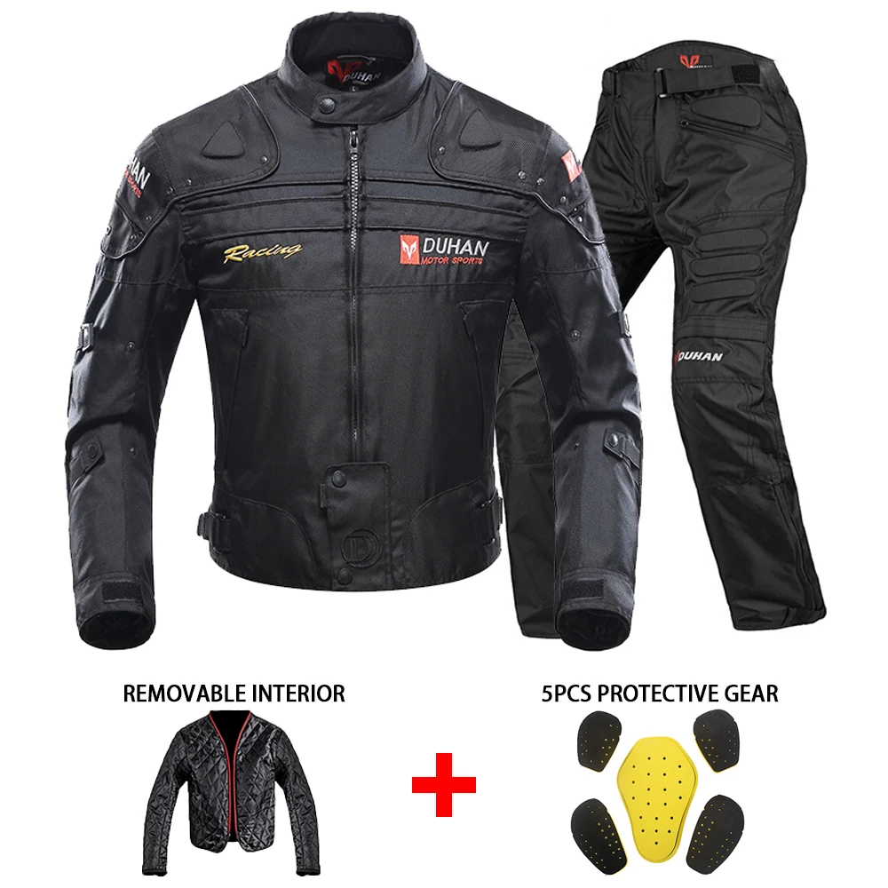 

Motorcycle Jacket Man Windproof Motocross Pants Anti-Fall Wear-resistant Outdoor Motorbike Racing Clothing Moto Riding Protector