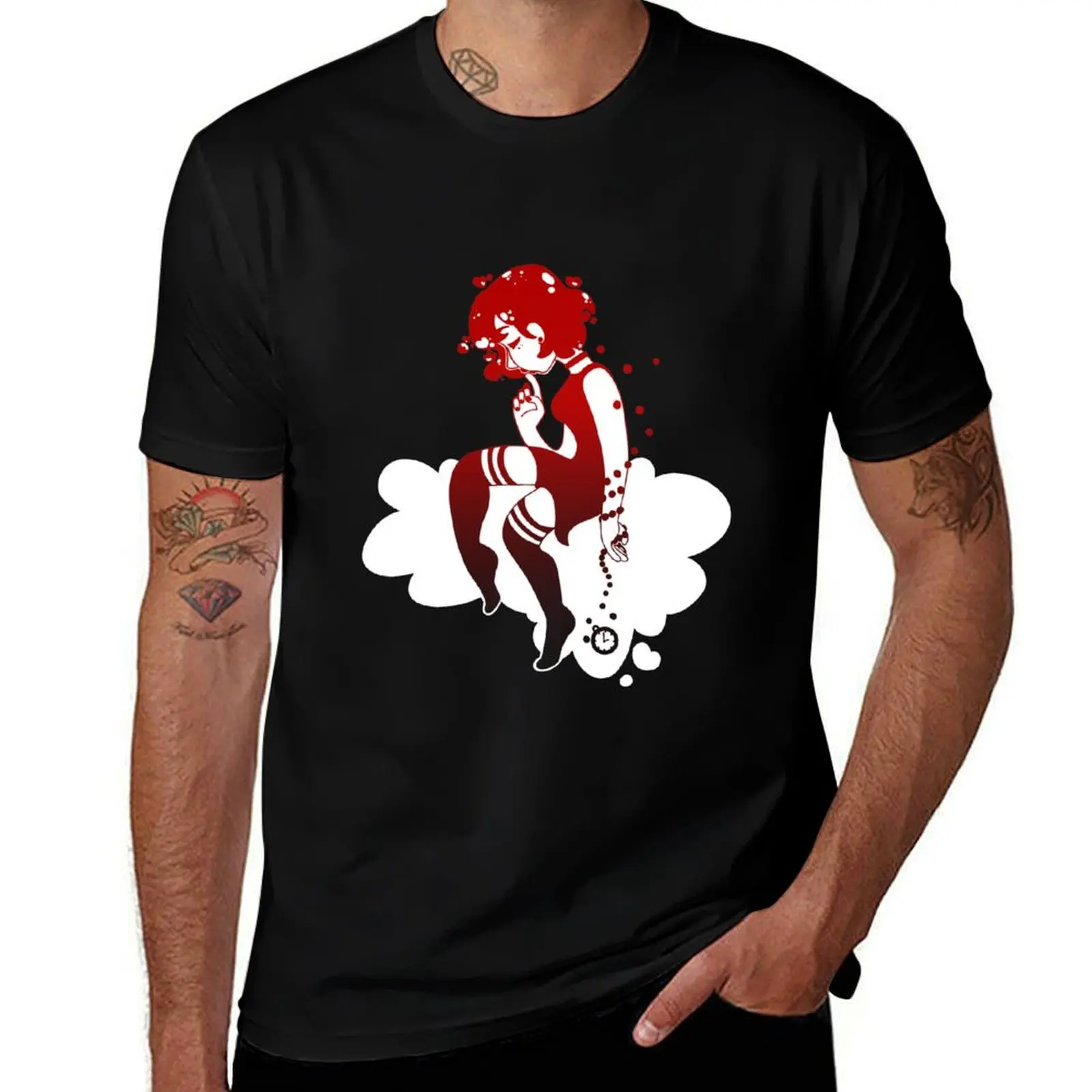 Lost in a Daydream T-Shirt Minimal Art Print T-Shirt
