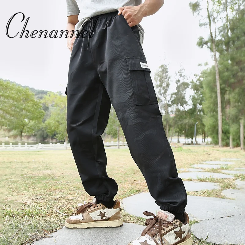 

Мужская рабочая одежда, камуфляжные брюки, эластичные повседневные брюки-карго на весну-осень-лето