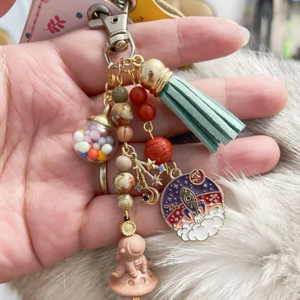 38mm Gold Suede Faux Leather Tassel Fringe For Keychain Cellphone Straps Jewelry DIY Pendant Charms Accessories Finding