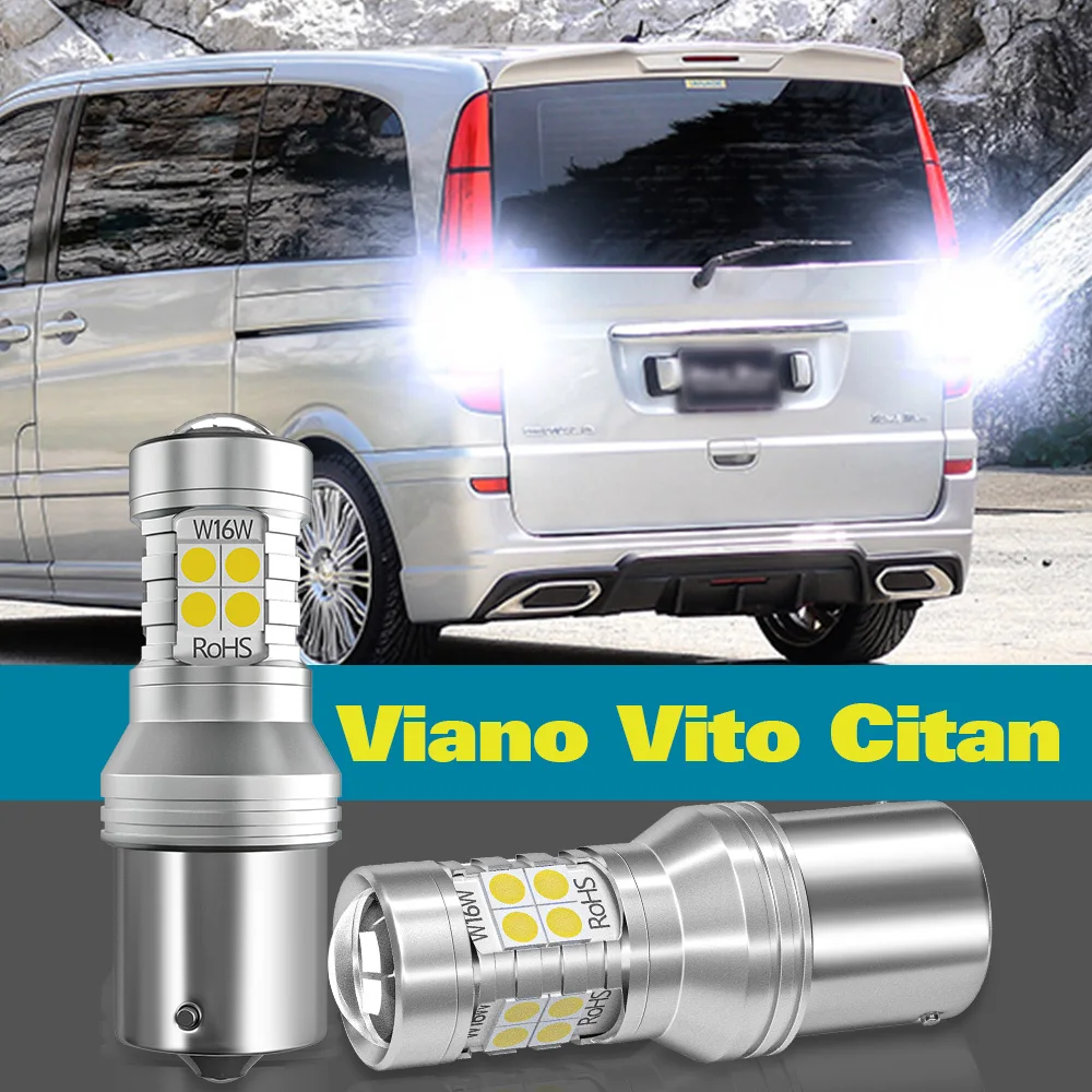 Reverse Light For Mercedes Benz Viano W639 Vito W639  W638 Citan W415 Accessories 1996-2020 2pcs LED Backup Back up Lamp