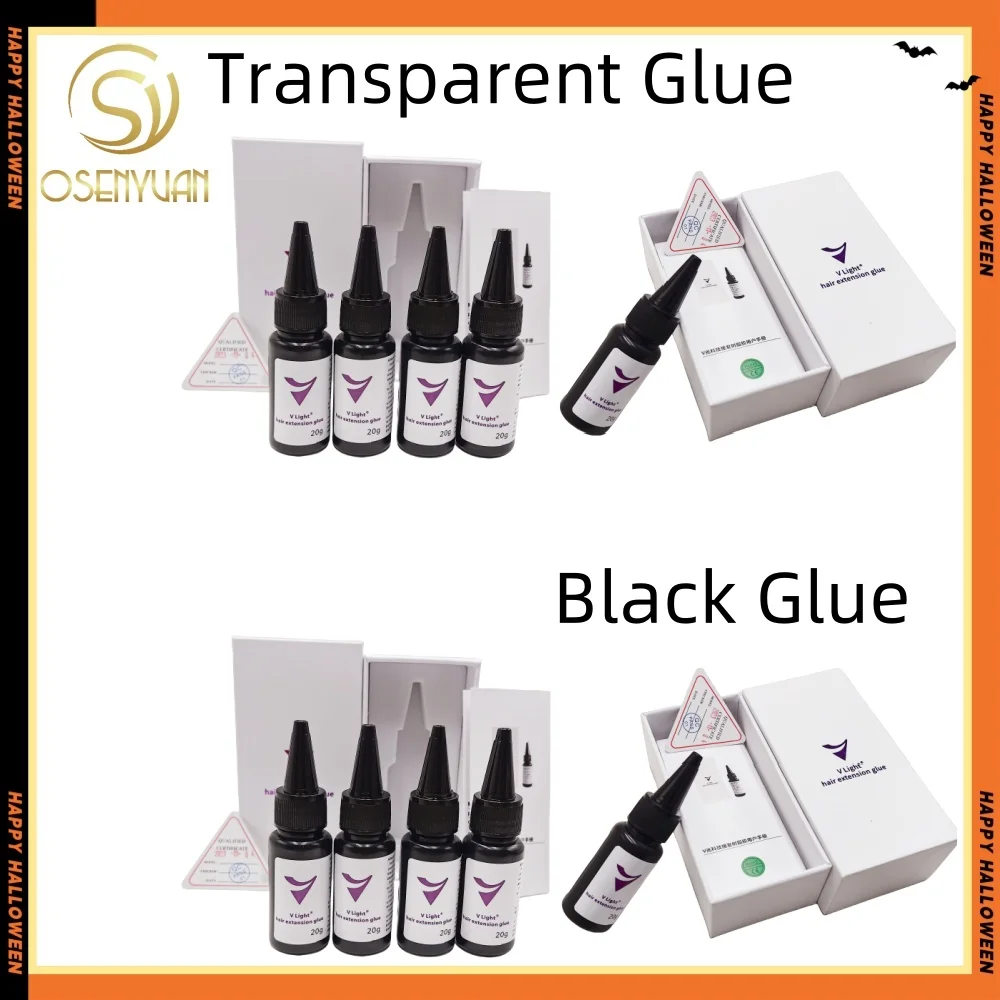 20g glue for V-Light Technology Hair Extension Set Wig Hair Piece Real Hair Fast Grafting Tool Firm Hair Extension Tools