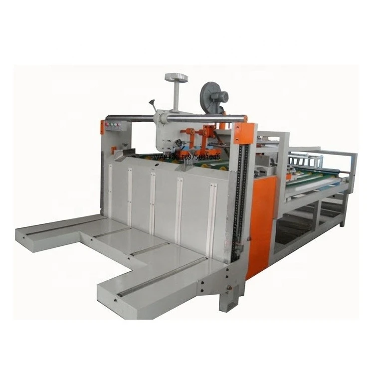 Semi Automatic Paper Gluing Folder Gluer Machine
