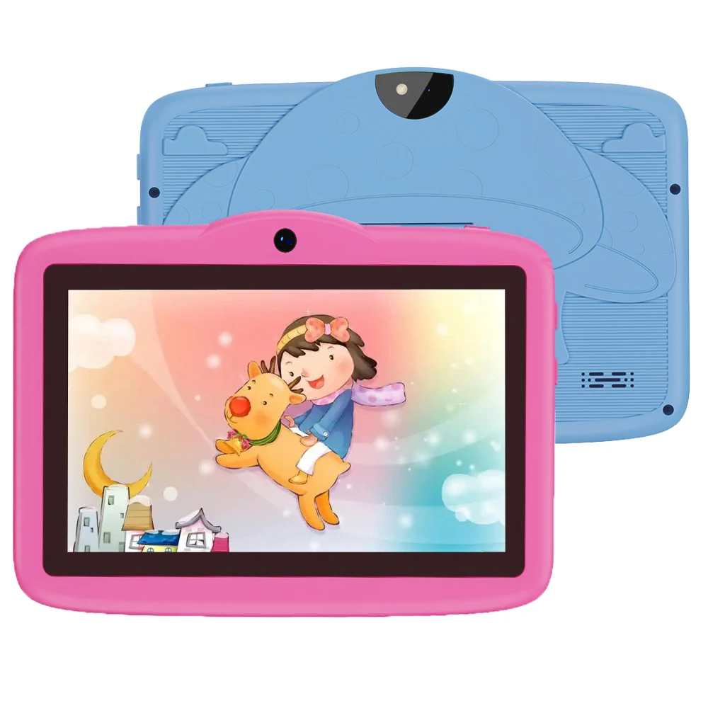 

7-дюймовый детский планшет с родительским управлением, предварительно установленными образовательными приложениями, экраном дисплея 1280x800, 4000 батарейками,