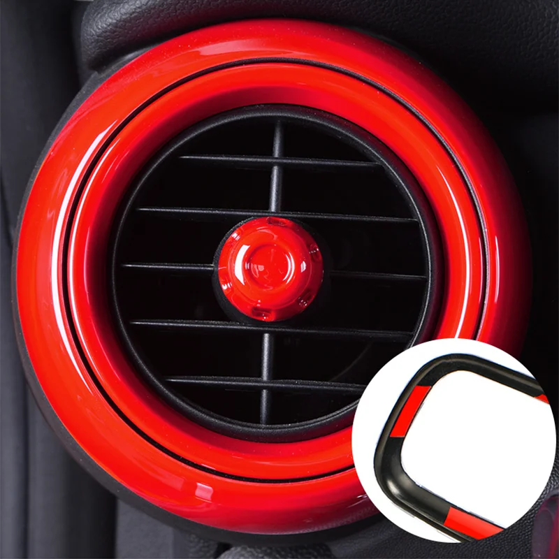 Union Jack Car Air Vent Conditioning Outlet Cover Trim For MINI Cooper F55 F56 F57 Interior Accessories