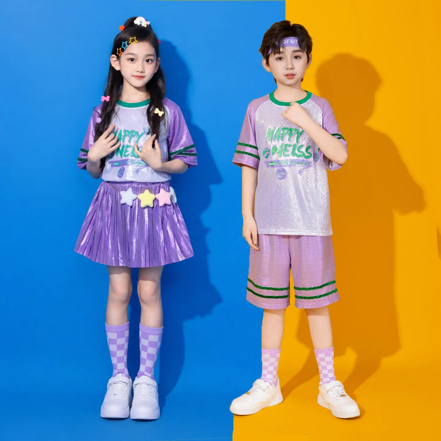 Performance Games Children's Kindergarten Graduation Clothing Performance Clothing Chorus Class Uniform Cheerleading Team